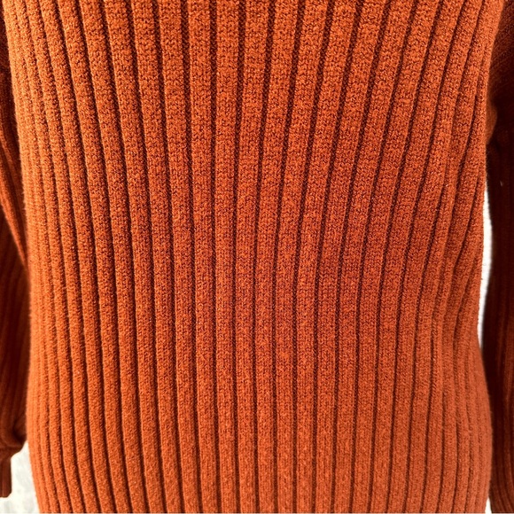 Women's  Turtleneck Sweater Dress - Picture 8 of 8